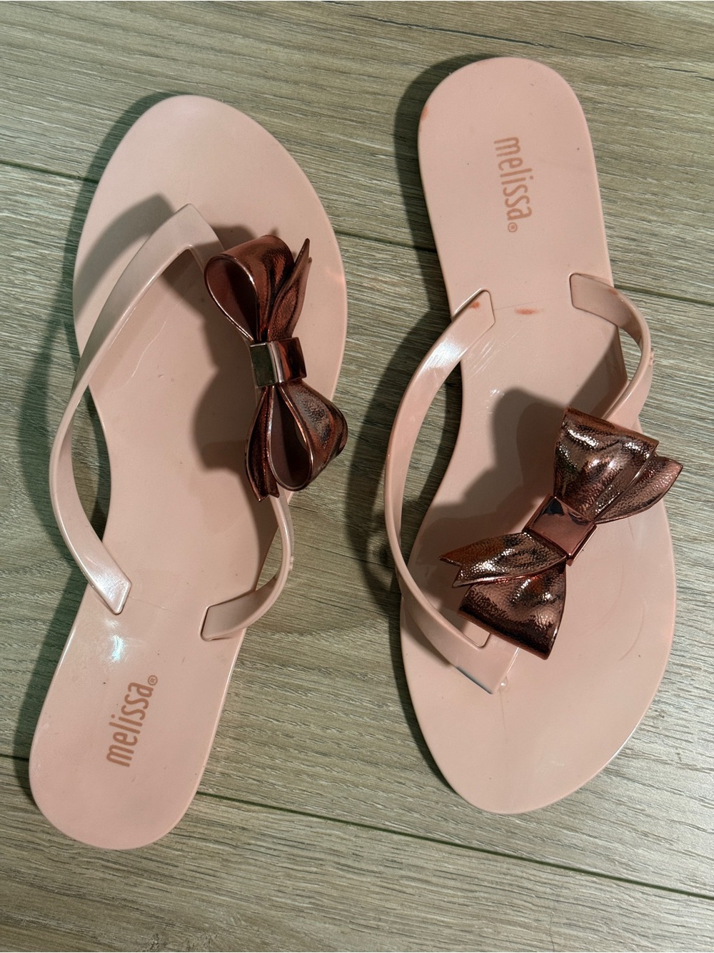 Melissa Harmonic Celebration Flip Flops Rose SG54-898